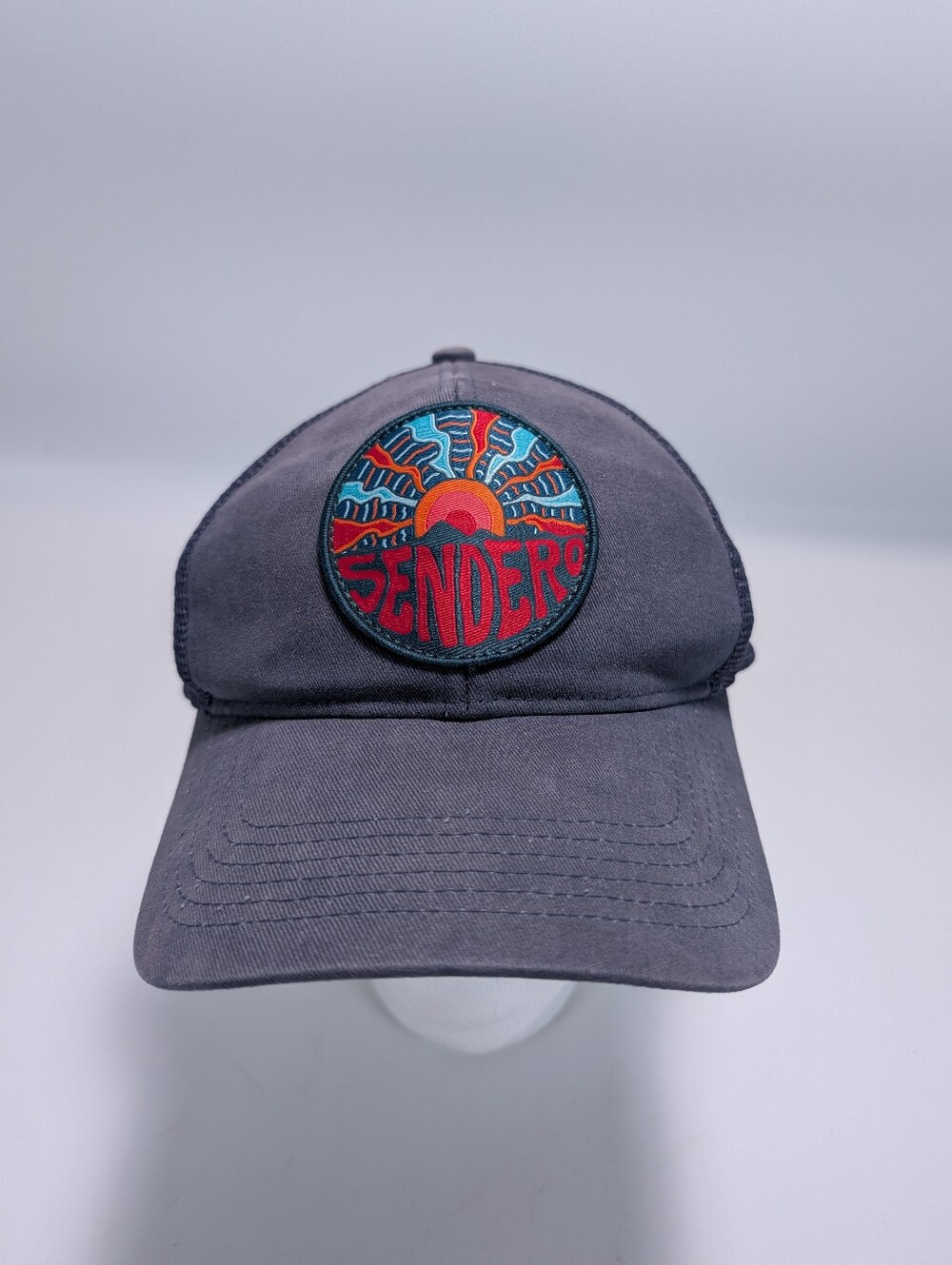 Sendero Provisions Co Circle Sunset Patch Snapback Trucker Hat